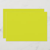 Flat Yellow Background – Back-to-School Texture Feestdagenkaart (Voorkant / Achterkant)