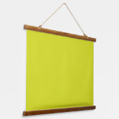 Flat Yellow Background – Back-to-School Texture Hangend Wandkleed (Gebogen)