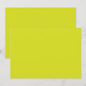 Flat Yellow Background – Back-to-School Texture Kaart (Voorkant / Achterkant)