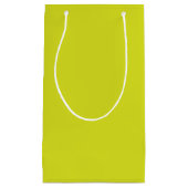 Flat Yellow Background – Back-to-School Texture Klein Cadeauzakje (Voorkant)