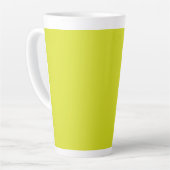 Flat Yellow Background – Back-to-School Texture Latte Mok (Linkerhoek)