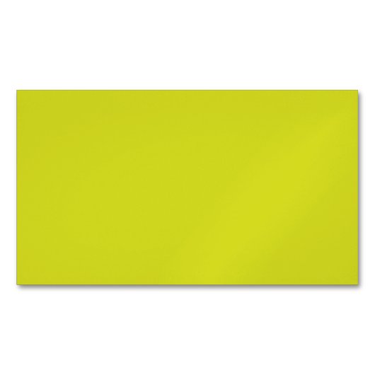 Flat Yellow Background – Back-to-School Texture Magnetisch Visitekaartje (Voorkant)