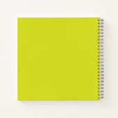 Flat Yellow Background – Back-to-School Texture Notitieboek (Achterkant)