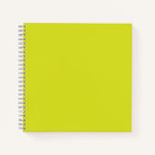 Flat Yellow Background – Back-to-School Texture Notitieboek (Voorkant)