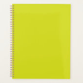 Flat Yellow Background – Back-to-School Texture Planner (Voorkant)