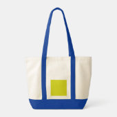 Flat Yellow Background – Back-to-School Texture Tote Bag (Achterkant)