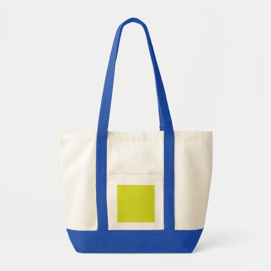 Flat Yellow Background – Back-to-School Texture Tote Bag (Voorkant)