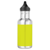 Flat Yellow Background – Back-to-School Texture Waterfles (Rechts)