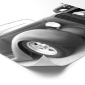 Flat zwart poster (Hoek)