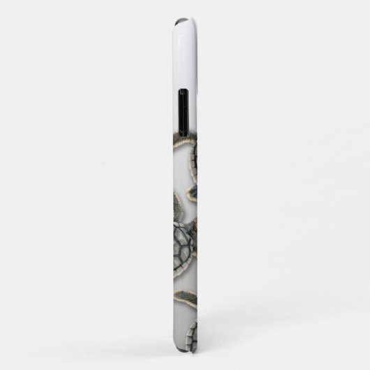 Flatback Zee Turtle iPhone Case (Achterkant/rechts)