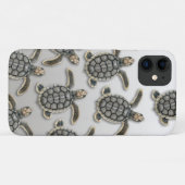 Flatback Zee Turtle iPhone Case (Achterkant (horizontaal))