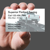 Flatbed Towing Services Local Visitekaartjes