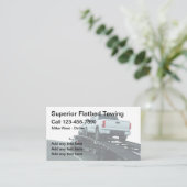 Flatbed Towing Services Local Visitekaartjes (Staand voorkant)