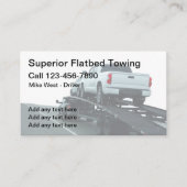 Flatbed Towing Services Local Visitekaartjes (Voorkant)