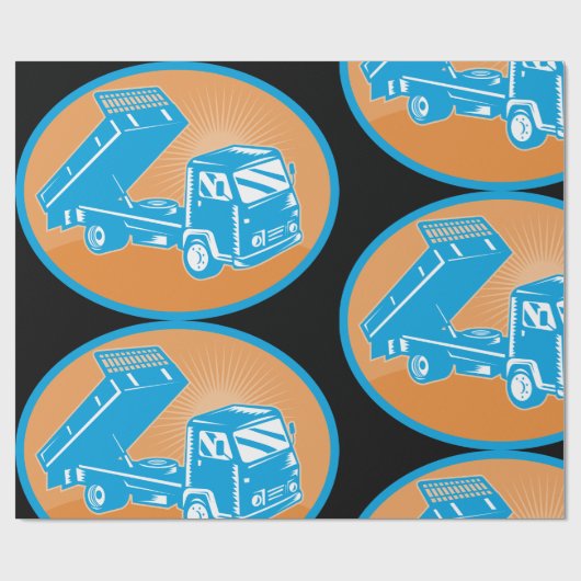 Flatbed Truck Cadeaupapier (Vlak)