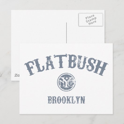 Flatbush Briefkaart (Voorkant / Achterkant)