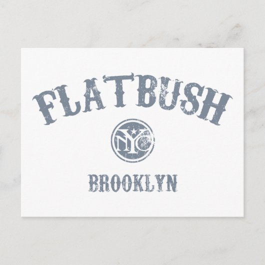 Flatbush Briefkaart (Voorkant)