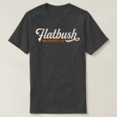 Flatbush Brooklyn New York Retro Cool T-shirt (Design voorkant)