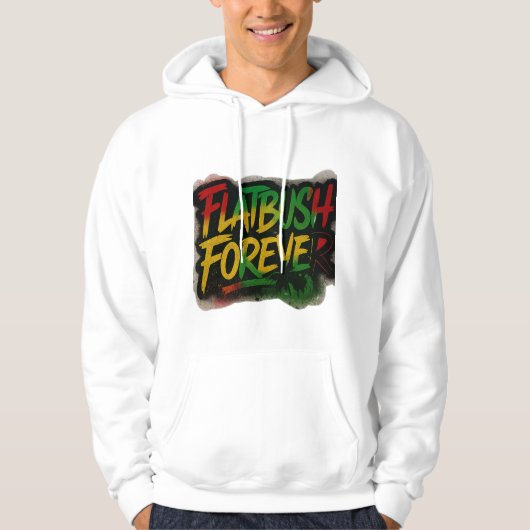 Flatbush Forever ™ Reggae Hoodie  (Voorkant)