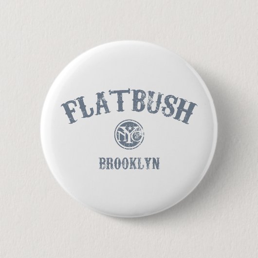 Flatbush Ronde Button 5,7 Cm (Voorkant)
