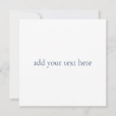 FLATCARD : DANKJE : WILLIAM MORRIS : WATERVERF BEDANKKAART (Achterkant)