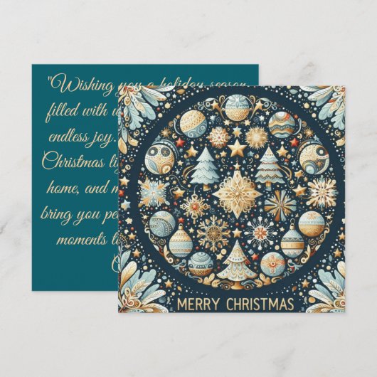 flatcard feestdagenkaart (Voorkant / Achterkant)