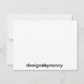 FLATCARD MET CHRISTMAT-OMSTANDIGHEDEN FEESTDAGENKAART (Achterkant)