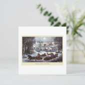 FLATCARD : VINTAGE CHRISTMAS : Central Park Kaart (Staand voorkant)