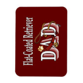 Flatcoated Retriever Dad Magneet (Verticaal)