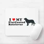 FlatCoated Retriever Muismat (Met muis)