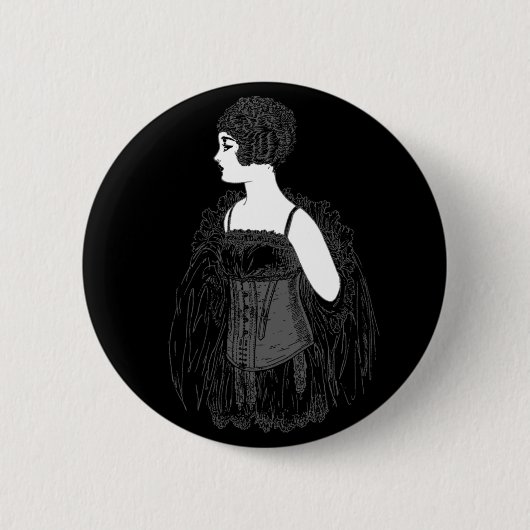  flatcorset ronde button 5,7 cm (Voorkant)