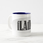 fLAtDiSk-Mok Tweekleurige Koffiemok (Voorkant links)