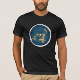 #FlatEarth - Grafische vlakte Aarde T-shirt