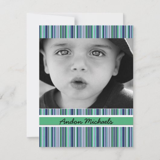 Flatfoto afspelen Hartelijk dank. Bedankkaart (Voorkant)