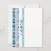 Flatfoto afspelen Hartelijk dank. Bedankkaart (Achterkant)