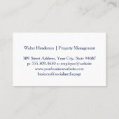 flatgebouwen | Huurwoningen Visitekaartje (Achterkant)