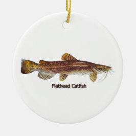 Flathead Catfish Keramisch Ornament