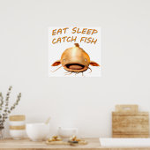 Flathead Catfish Poster (Keuken)