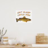 Flathead Catfish Poster (Keuken)