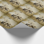 Flathead-indianen  Native American Warriors Cadeaupapier (Hoek)