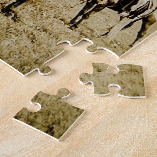 Flathead-indianen Native American Warriors Legpuzzel (Zijkant)