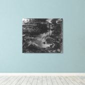 Flathead-indianen tijdens het kerstfeest canvas afdruk (Insitu (Houten vloer))