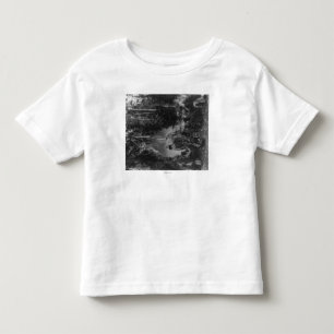 Flathead-indianen tijdens het kerstfeest kinder shirts