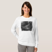 Flathead-indianen tijdens het kerstfeest t-shirt (Voorkant volledig)