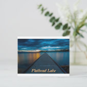 Flathead Lake Boat Dock Briefkaart (Staand voorkant)