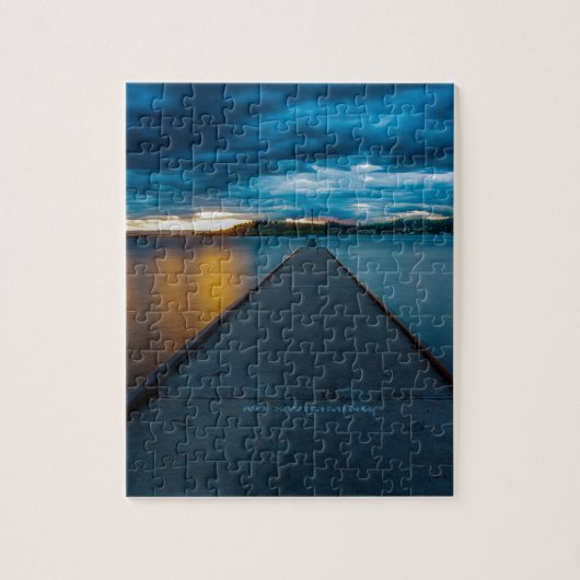 Flathead Lake Boat Dock Legpuzzel (Verticaal)