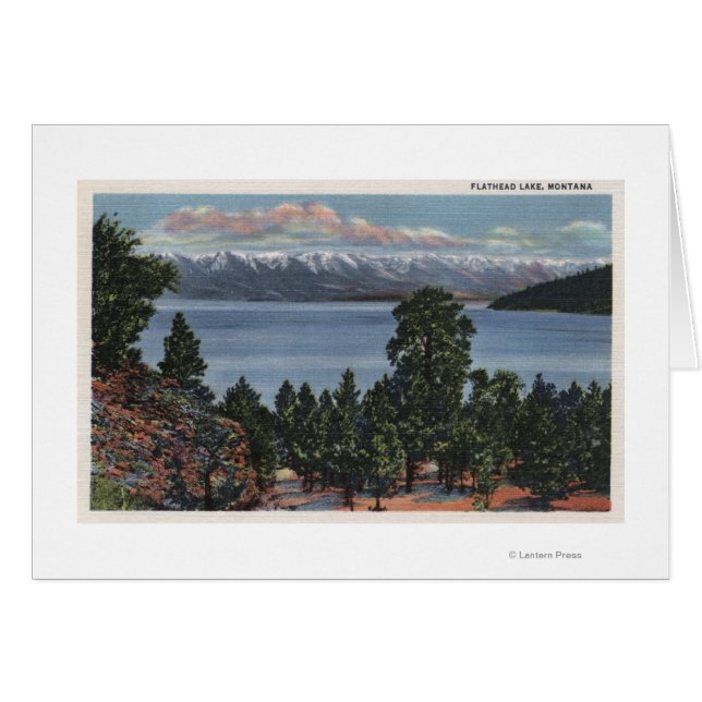 Flathead Lake, Montana (Voorkant Horizontaal)