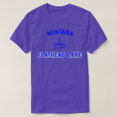 FLATHEAD LAKE MONTANA 2 T-SHIRT (Design voorkant)