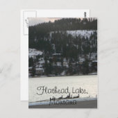 Flathead Lake, Montana Briefkaart (Voorkant / Achterkant)