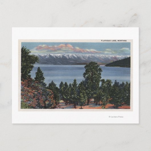 Flathead Lake, Montana Briefkaart (Voorkant)